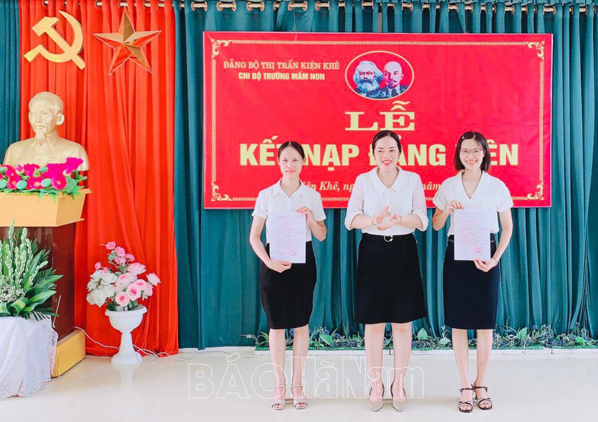 Bước chuyển trong công tác phát triển đảng viên ở Thanh Liêm