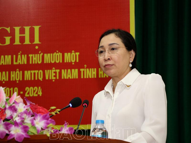 Ủy ban MTTQ tỉnh sơ kết giữa nhiệm kỳ thực hiện Nghị quyết nhiệm kỳ 2019-2024