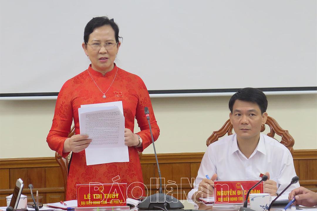 Chiều 2/8, HĐND tỉnh thảo luận Tổ các nội dung về kinh tế - xã hội