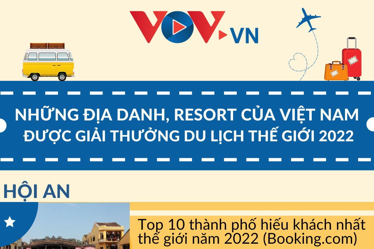 Những địa danh, resort của Việt Nam được giải thưởng du lịch thế giới 2022