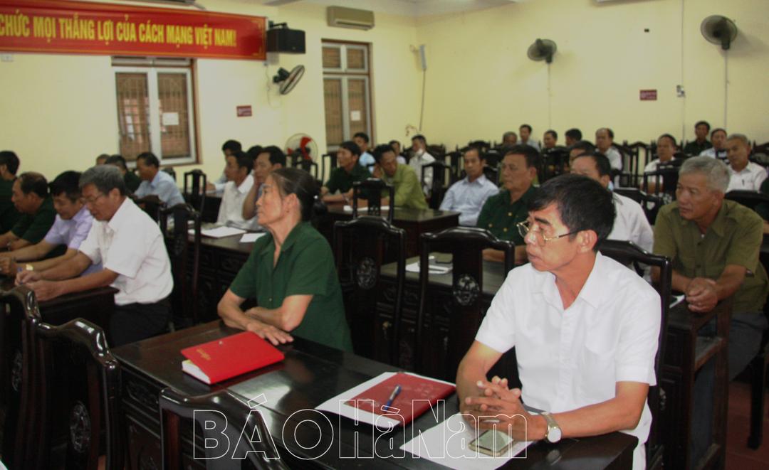 Hội CCB Bình Lục tổ chức tập huấn công tác hội năm 2022