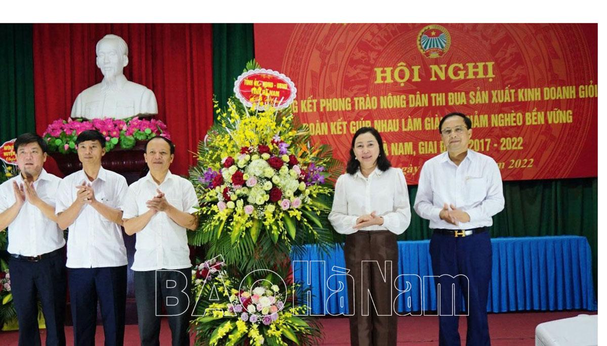 Hội Nông dân tỉnh tổng kết phong trào Nông dân thi đua SXKD giỏi giai đoạn 2017 – 2022