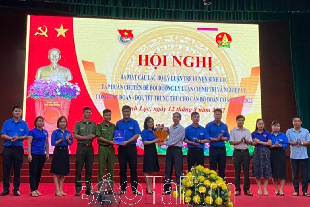 Thành lập Câu lạc bộ “Lý luận trẻ” huyện Bình Lục, giai đoạn 2022 – 2027