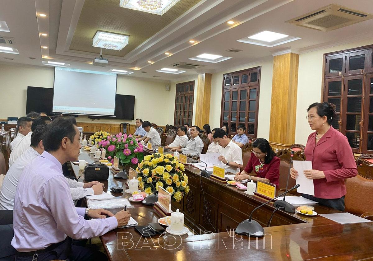 Thường trực Tỉnh uỷ làm việc với các doanh nghiệp Nhật Bản tìm hiểu môi trường đầu tư tại Hà Nam