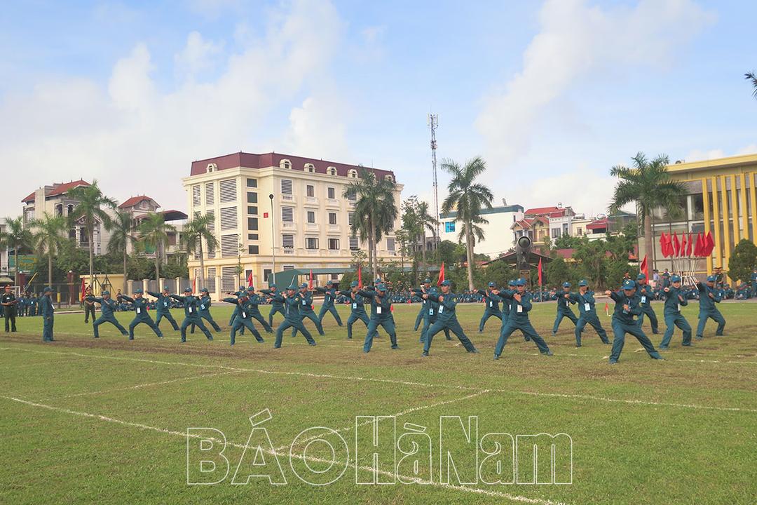 Ghi nhận từ hội thao Trung đội dân quân cơ động