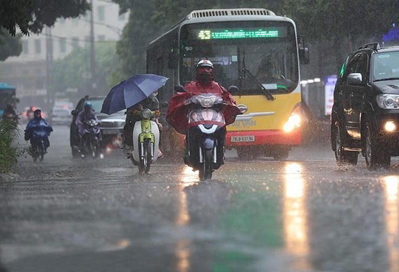 Từ chiều tối 31/8, Bắc Bộ đề phòng mưa to, gió giật mạnh