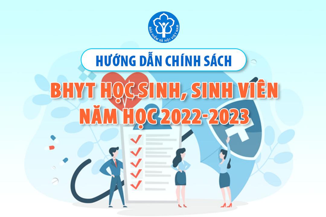 Hướng dẫn chính sách BHYT học sinh, sinh viên năm học 2022-2023