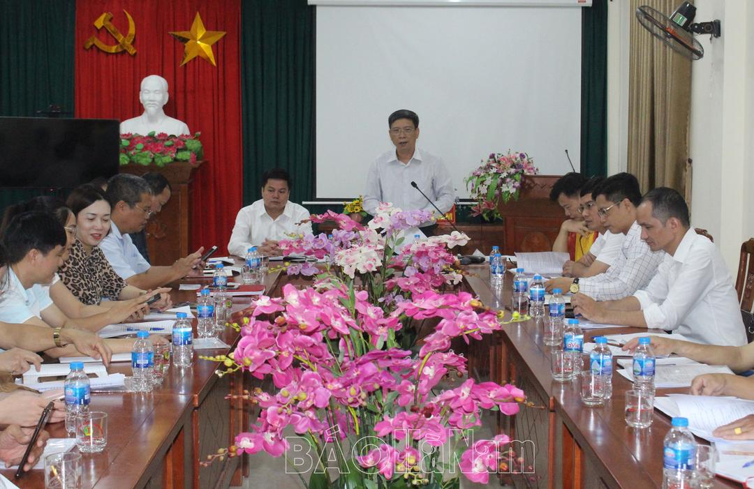 Họp Ban tổ chức Liên hoan văn hóa dân gian các di tích tiêu biểu năm 2022