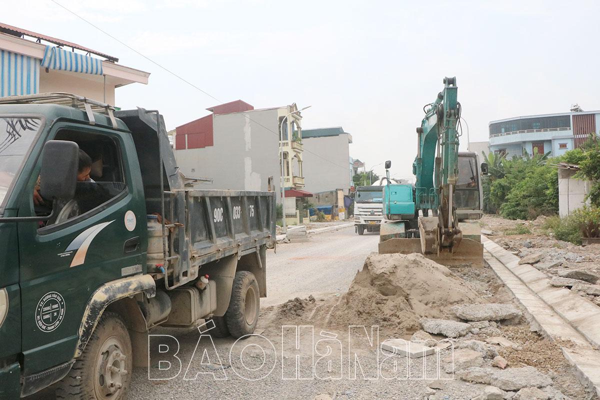 Thành phố Phủ Lý khai thác các nguồn vốn nâng cấp đường giao thông