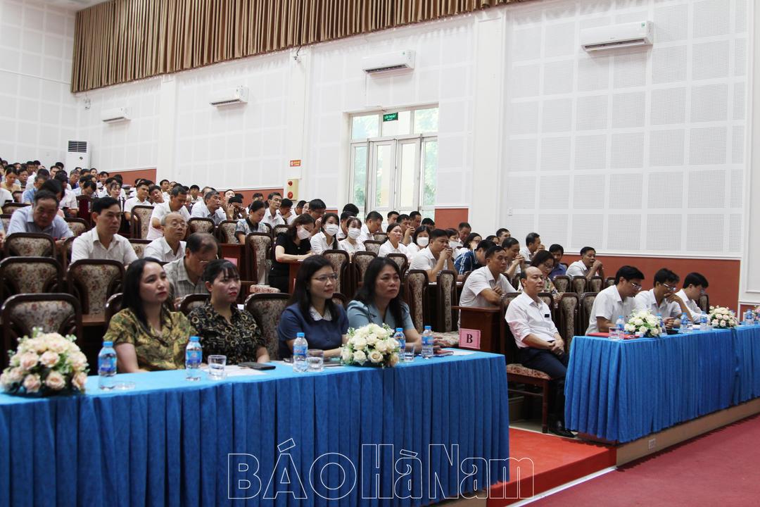 BTV Đảng ủy Khối Doanh nghiệp tỉnh tập huấn nghiệp vụ công tác xây dựng Đảng