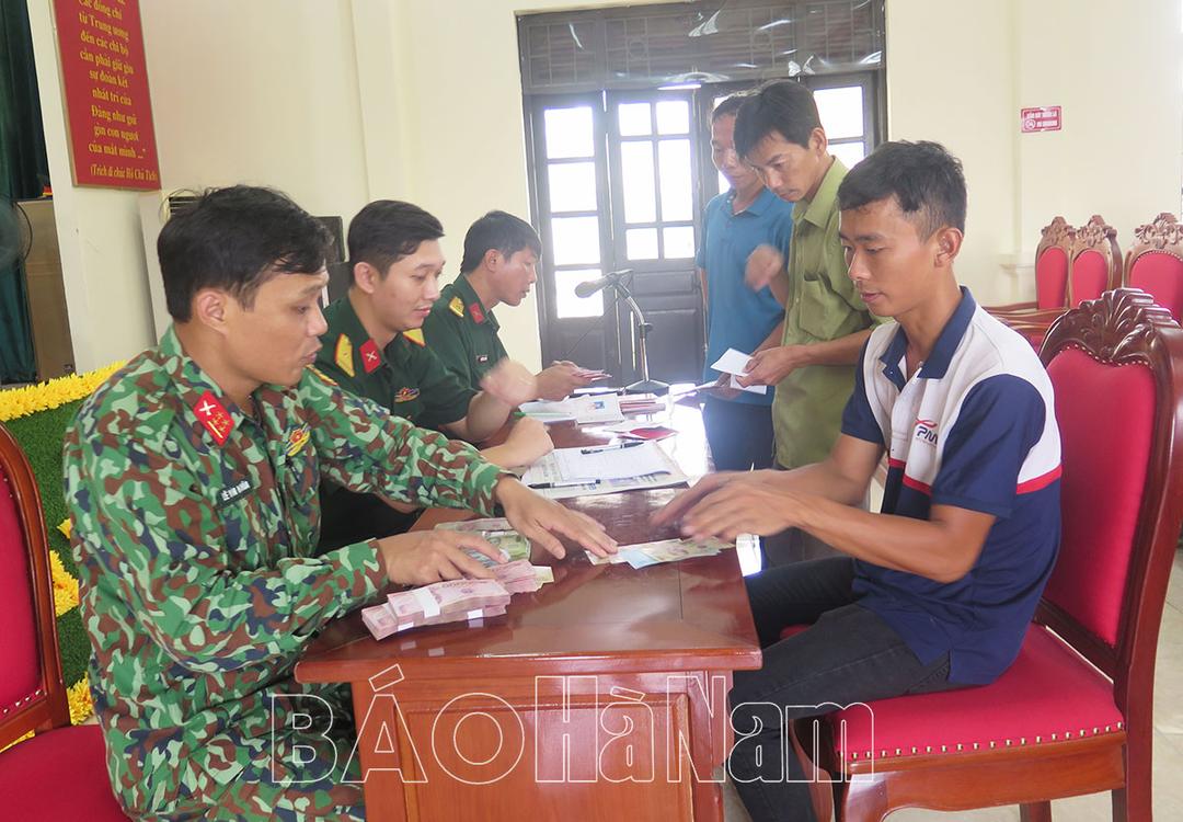 Ban CHQS thành phố Phủ Lý thông tin tình hình thời sự, chính trị đối với quân nhân dự bị