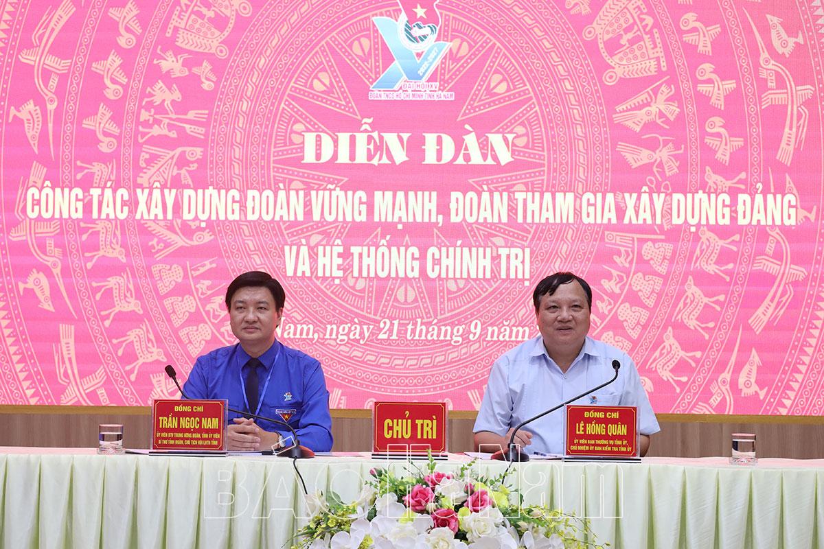 Sôi nổi các diễn đàn tại Đại hội Đoàn TNCS Hồ Chí Minh tỉnh Hà Nam lần thứ XV, nhiệm kỳ 2022-2027