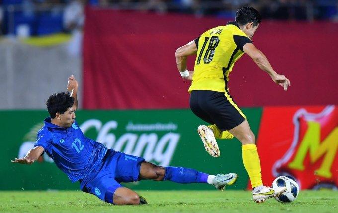 Thái Lan thua Malaysia ở King's Cup 2022