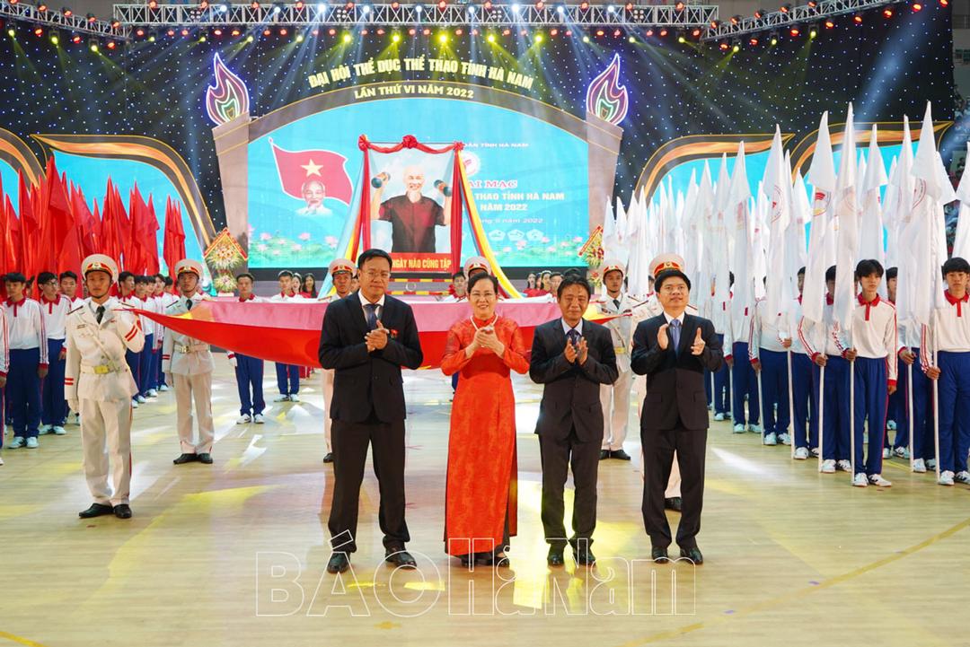 Long trọng Lễ khai mạc Đại hội TDTT tỉnh Hà Nam lần thứ VI năm 2022