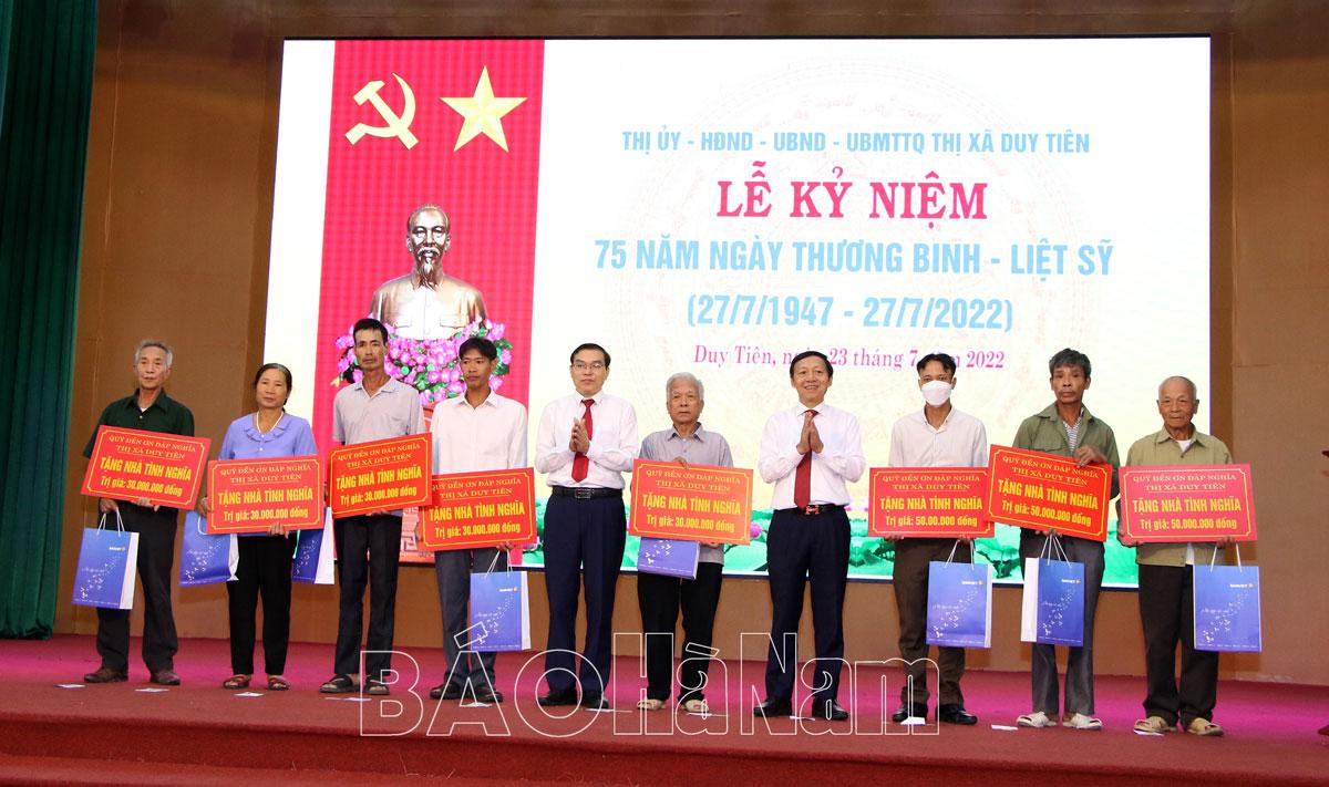 Duy Tiên quan tâm hỗ trợ xây dựng nhà ở cho người có công với cách mạng