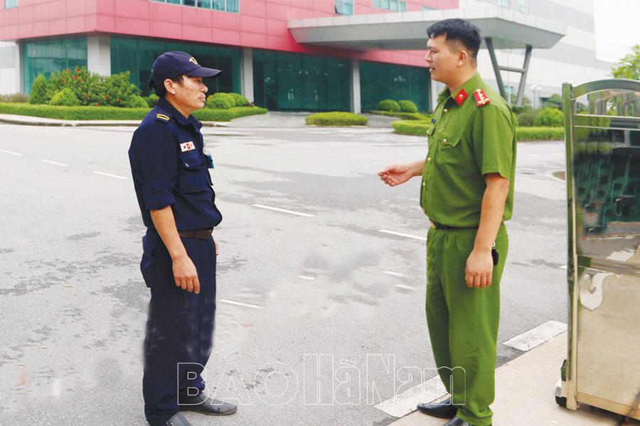 Thực hiện các giải pháp bảo đảm ANTT trong khu, cụm công nghiệp