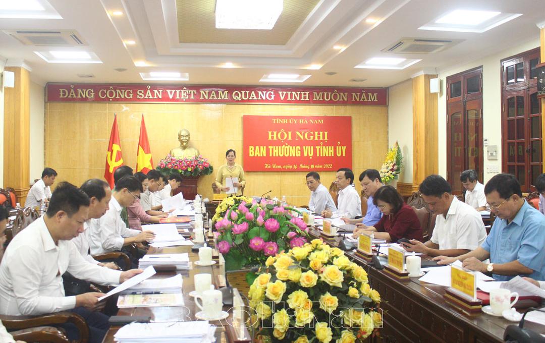 Ban Thường vụ Tỉnh uỷ cho ý kiến, chủ trương nhiều vấn đề liên quan đến đất đai, khoáng sản trên địa bàn