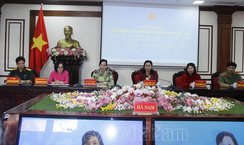 Hội nghị trực tuyến Thủ tướng Chính phủ đối thoại với Phụ nữ Việt Nam