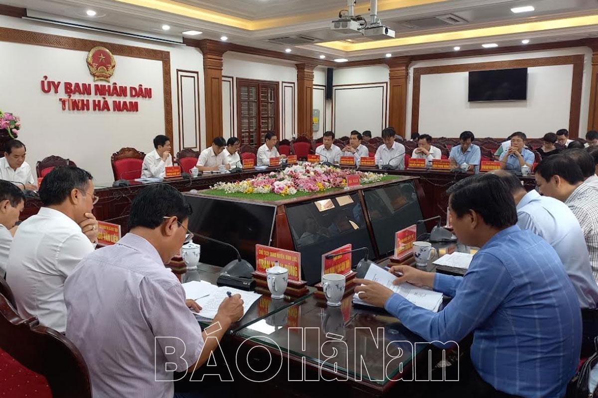 UBND tỉnh tổ chức hội nghị bàn giải pháp đẩy nhanh tiến độ giải ngân vốn đầu tư công