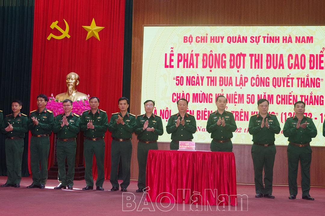 Phát động thi đua cao điểm chào mừng kỷ niệm 50 năm Chiến thắng “Hà Nội - Điện Biên Phủ trên không”