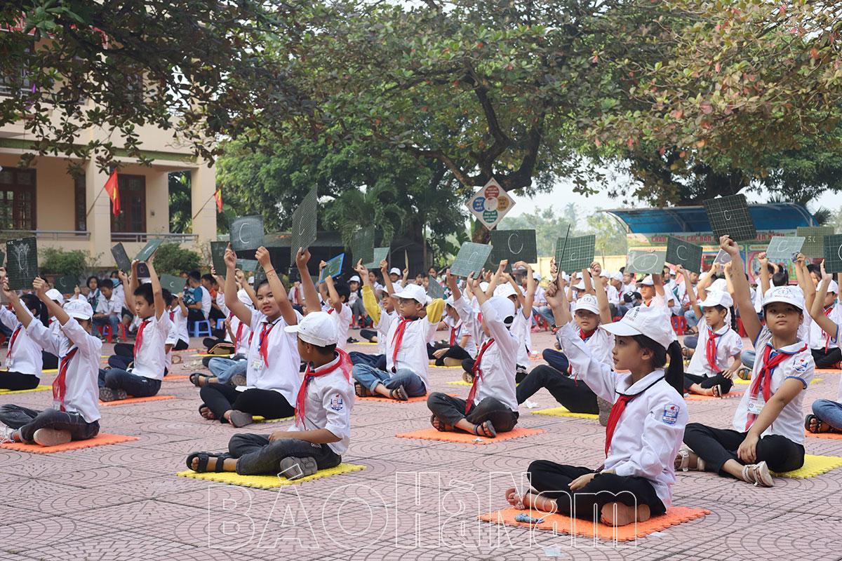 Trường Tiểu học xã Mộc Bắc tổ chức Cuộc thi “Rung chuông vàng”