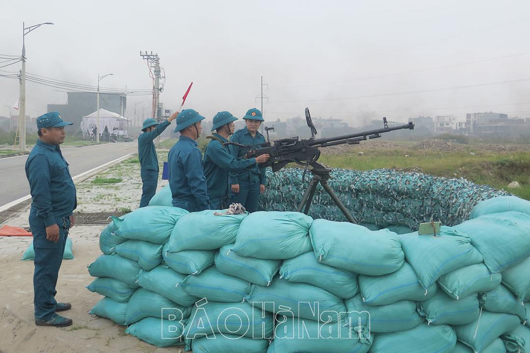 Ghi nhận từ cuộc diễn tập chiến đấu trong KVPT ở TP Phủ Lý