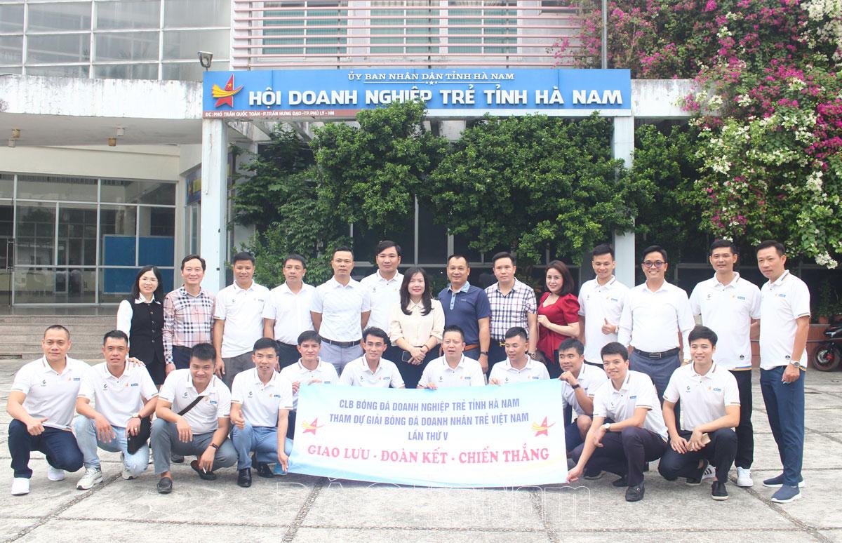 Lễ xuất quân tham dự giải bóng đá Doanh nhân trẻ Việt Nam lần thứ V năm 2022