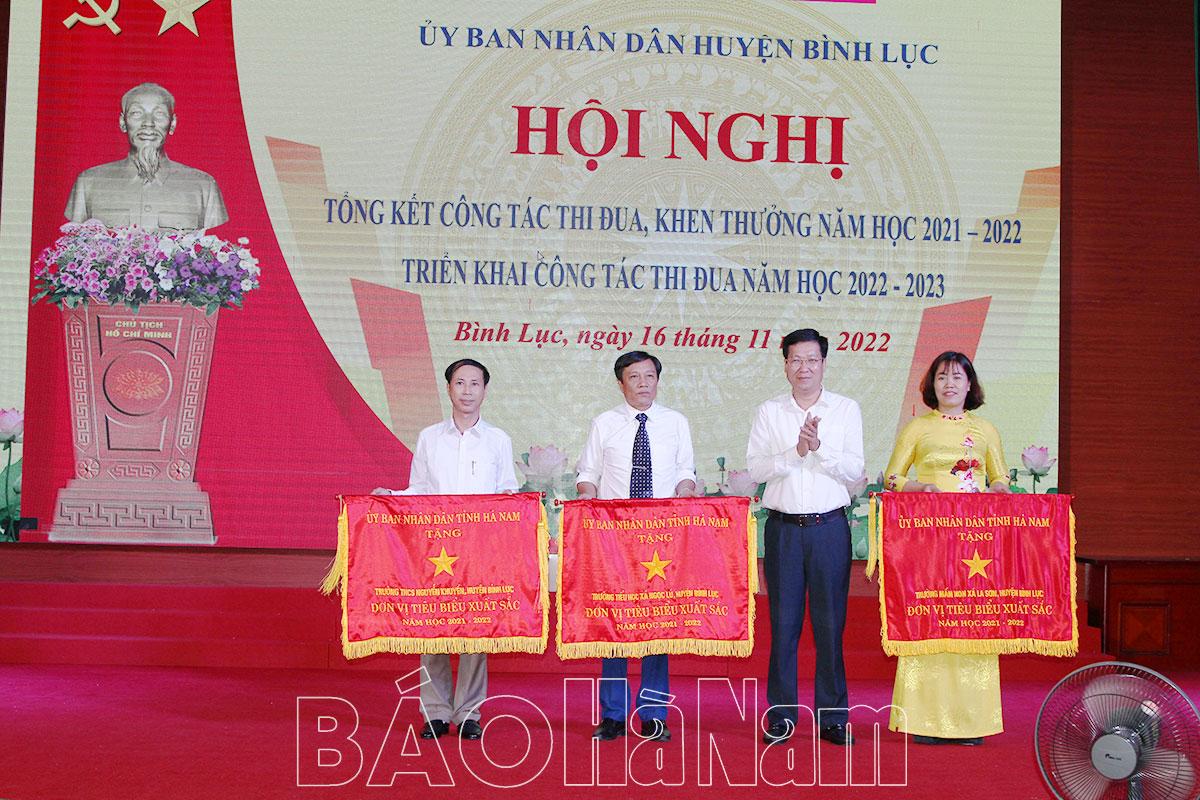 UBND huyện Bình Lục triển khai công tác thi đua năm học 2022-2023