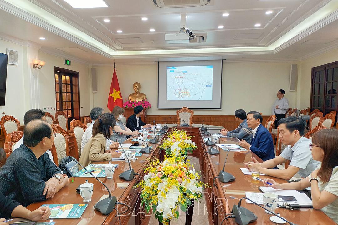 UBND tỉnh làm việc với các công ty Nhật Bản về nghiên cứu môi trường đầu tư tại Hà Nam