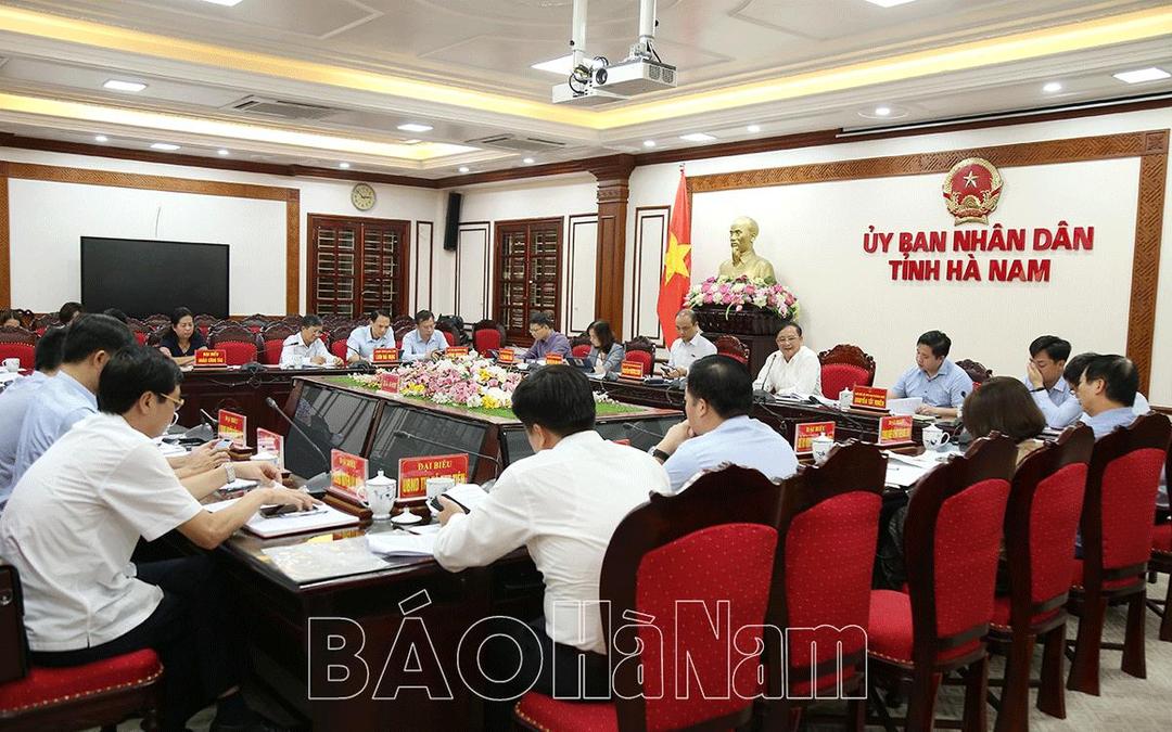 UBND tỉnh làm việc với Đoàn giám sát của Ủy ban Khoa học, Công nghệ và Môi trường của Quốc hội