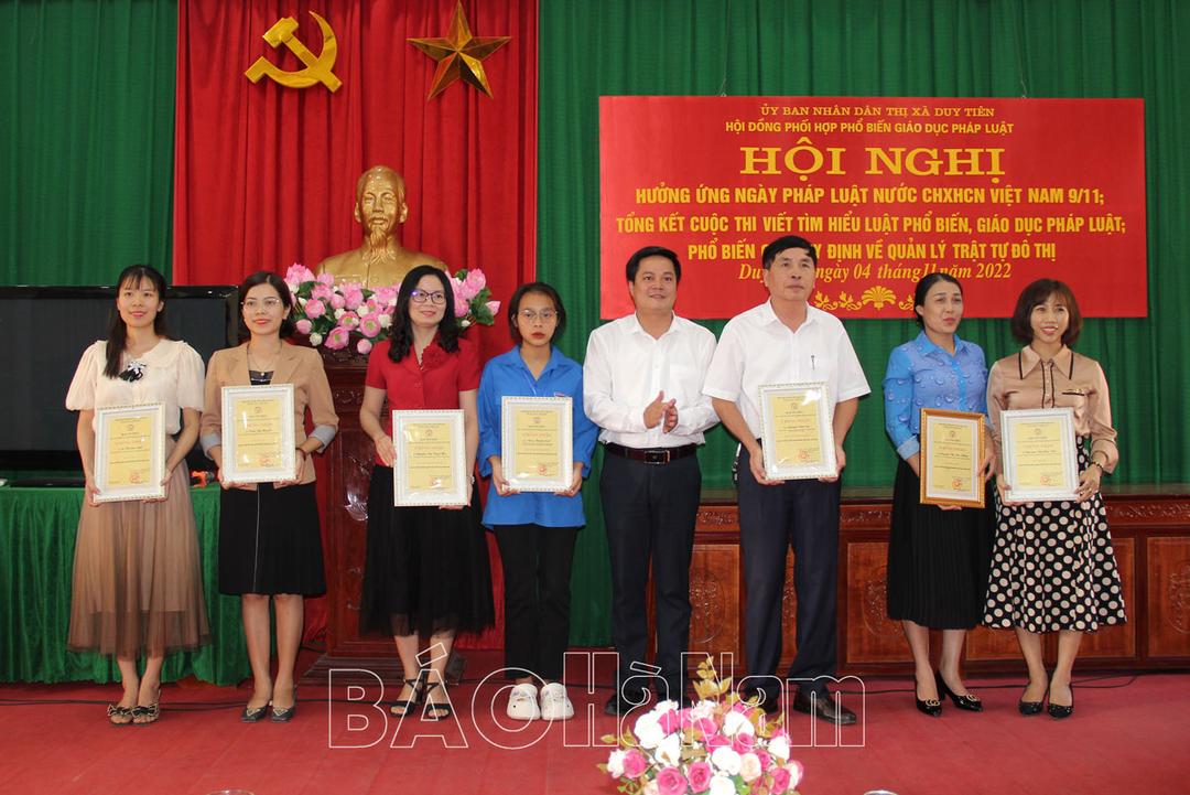 Sức lan tỏa từ cuộc thi Tìm hiểu pháp luật tại Duy Tiên