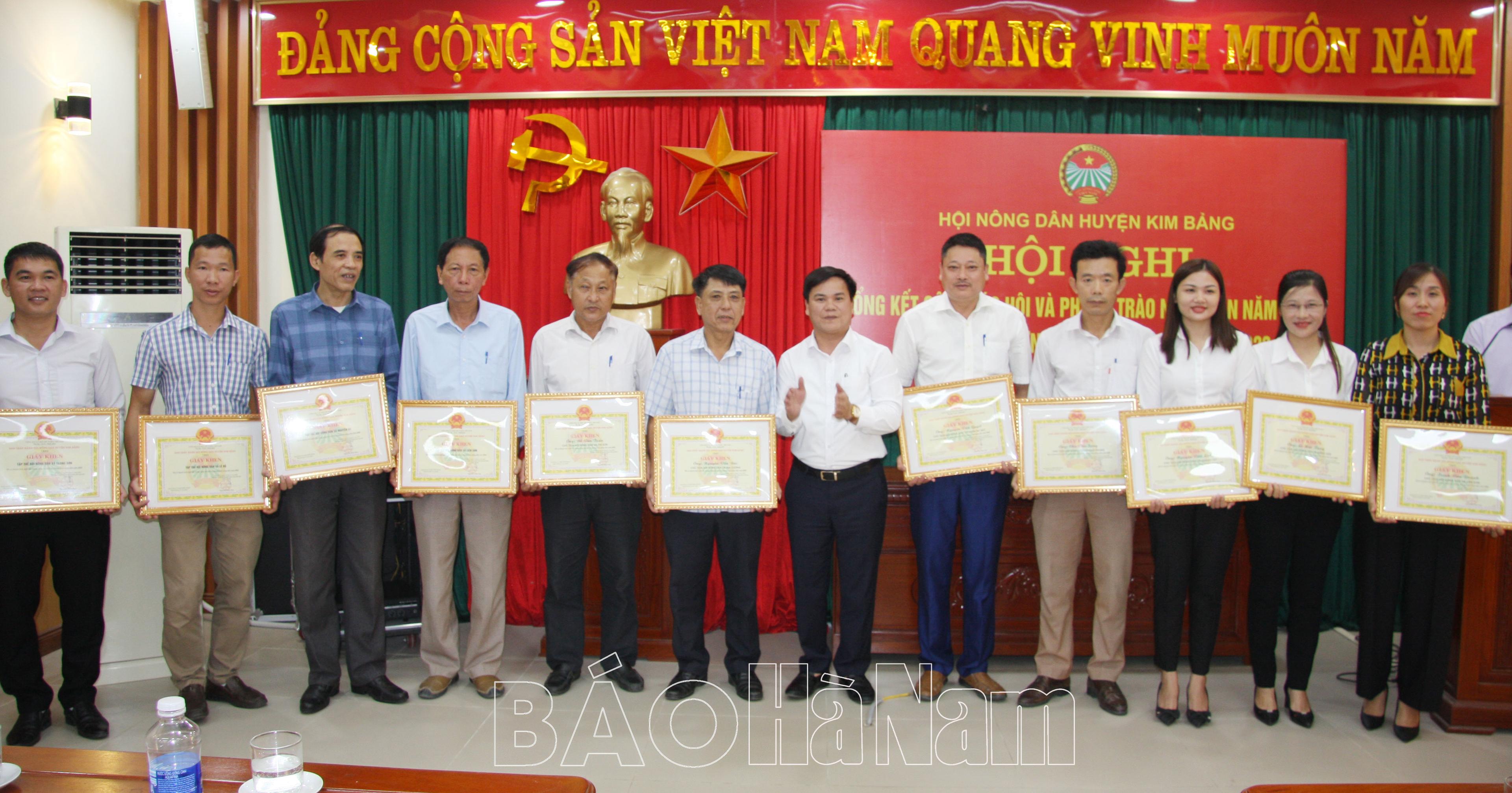 Hội Nông dân huyện Kim Bảng tổng kết công tác năm 2022