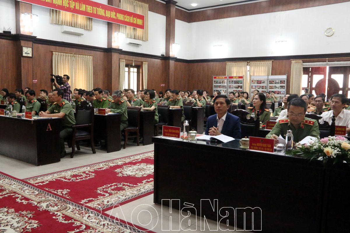 Cụm thi đua số 4, Bộ Công an tổng kết phong trào thi đua “Vì an ninh Tổ quốc” tại Hà Nam