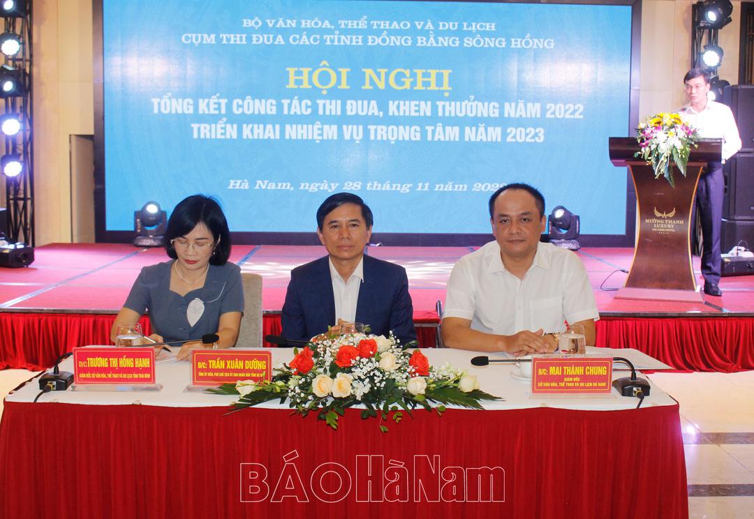 Cụm thi đua ngành VH,TT&DL các tỉnh Đồng bằng sông Hồng tổng kết công tác thi đua, khen thưởng năm 2022