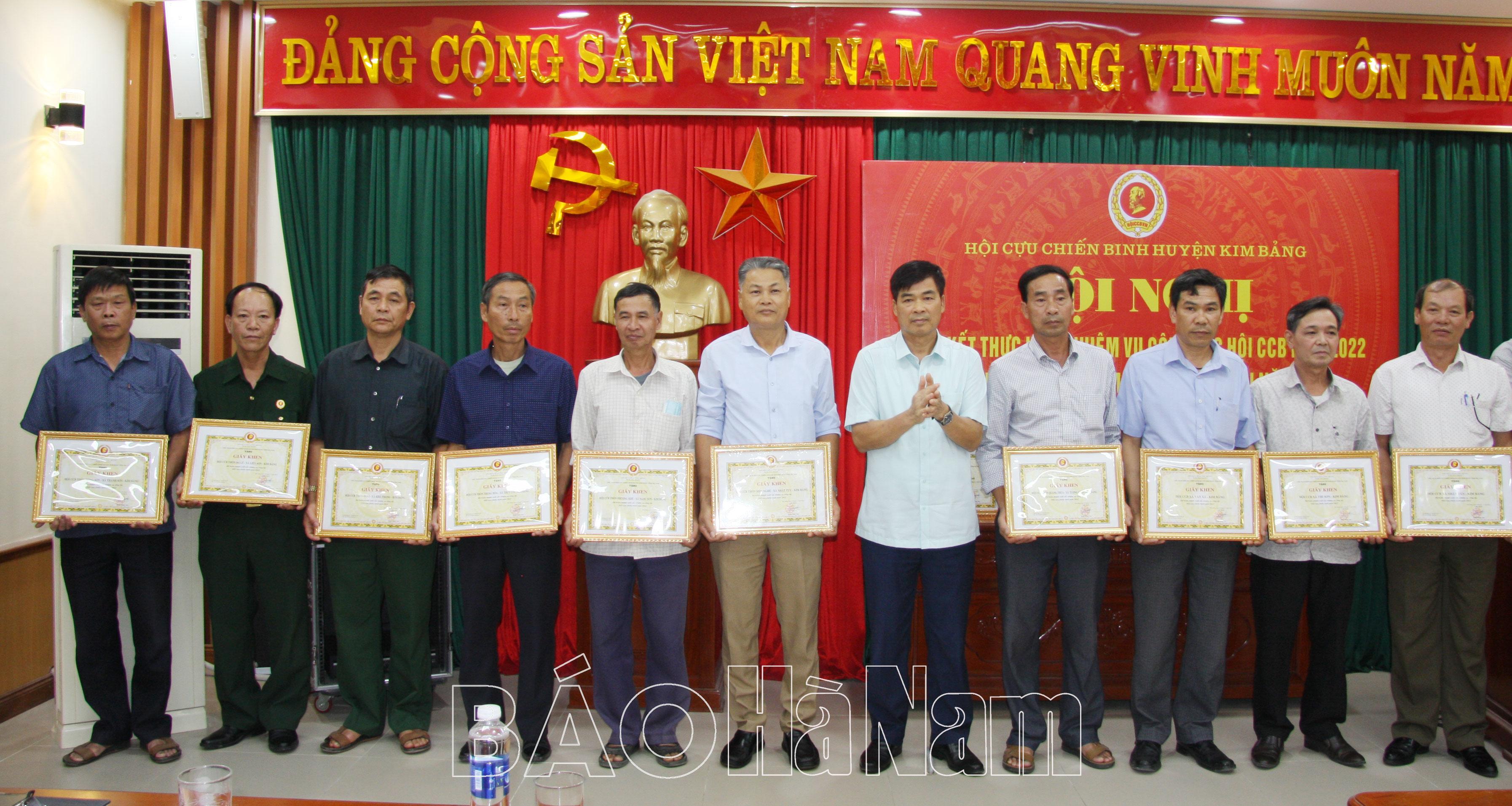 Hội CCB huyện Kim Bảng triển khai nhiệm vụ năm 2023