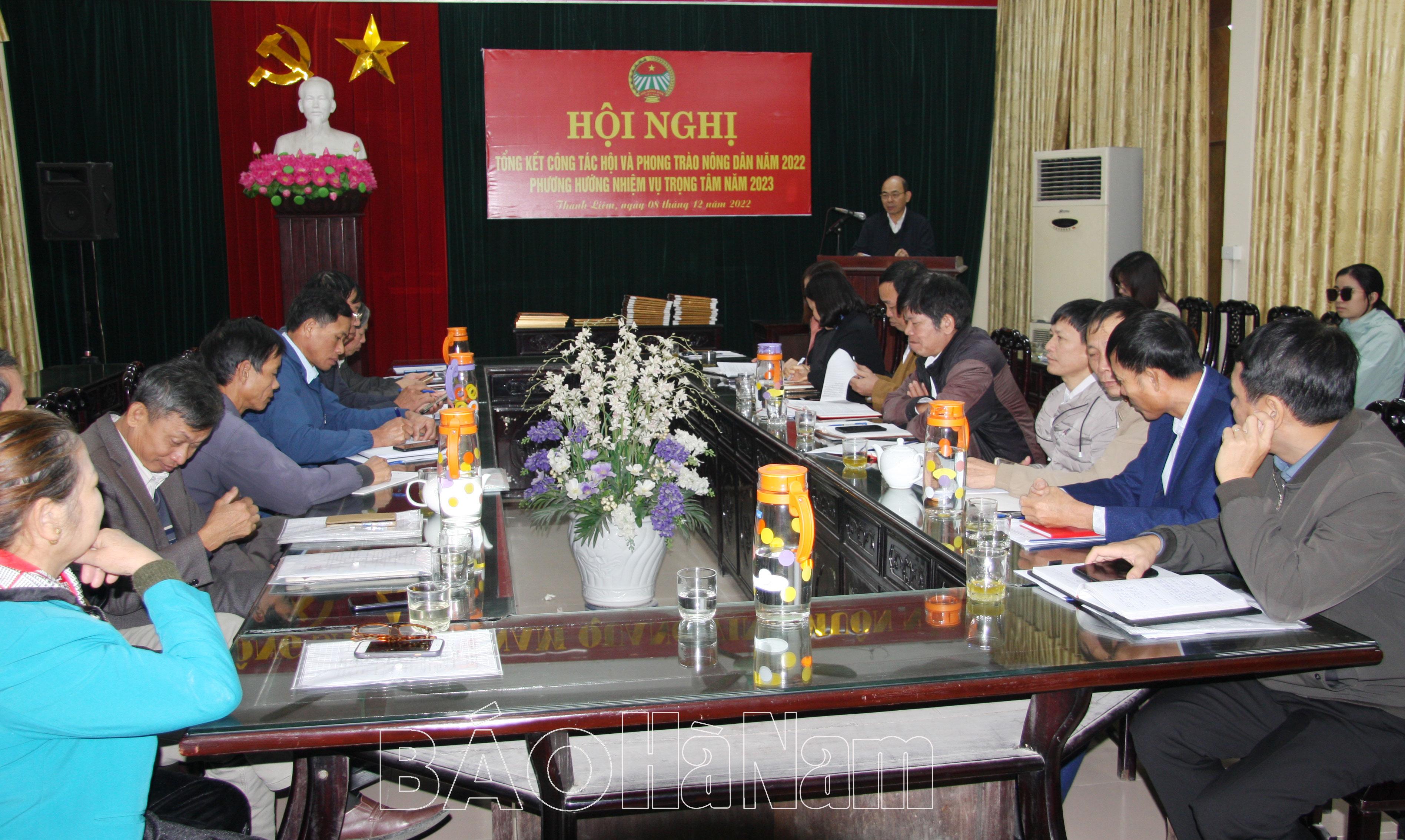 Hội Nông dân huyện Thanh Liêm triển khai nhiệm vụ năm 2023