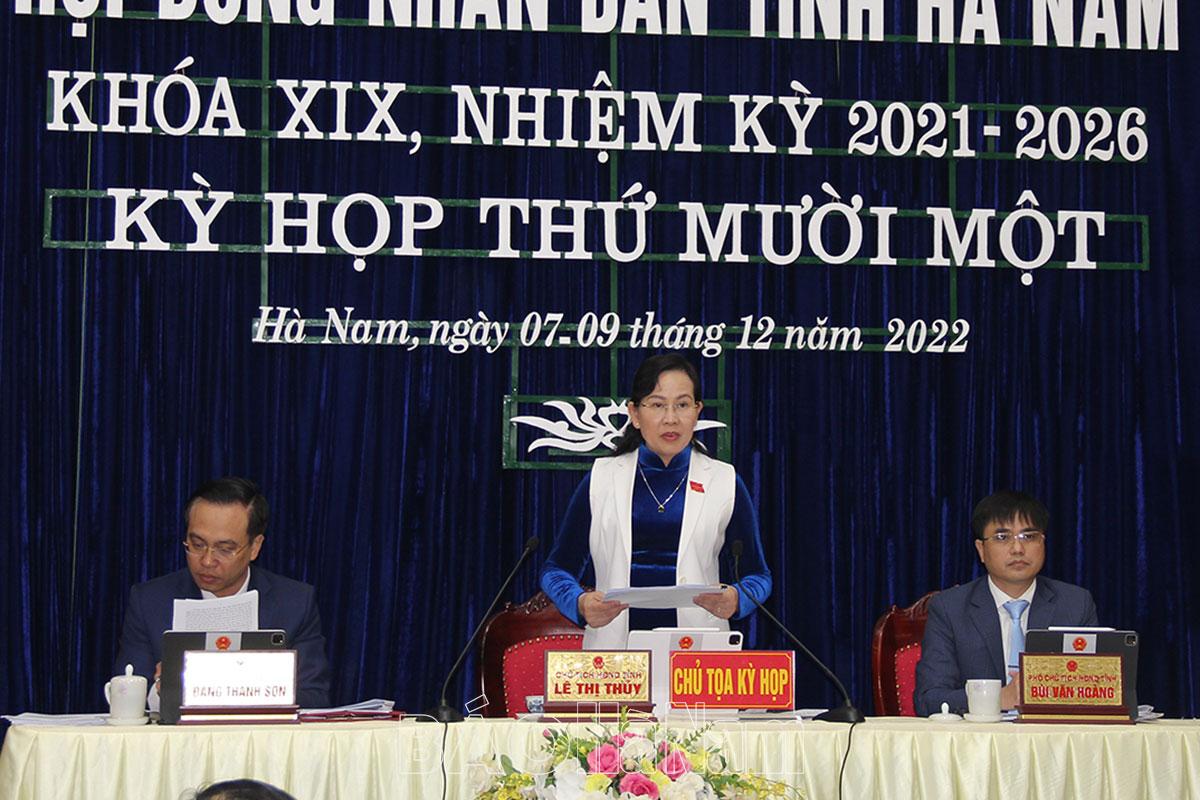 HĐND tỉnh tổ chức chất vấn, trả lời chất vấn, trả lời ý kiến, kiến nghị cử tri