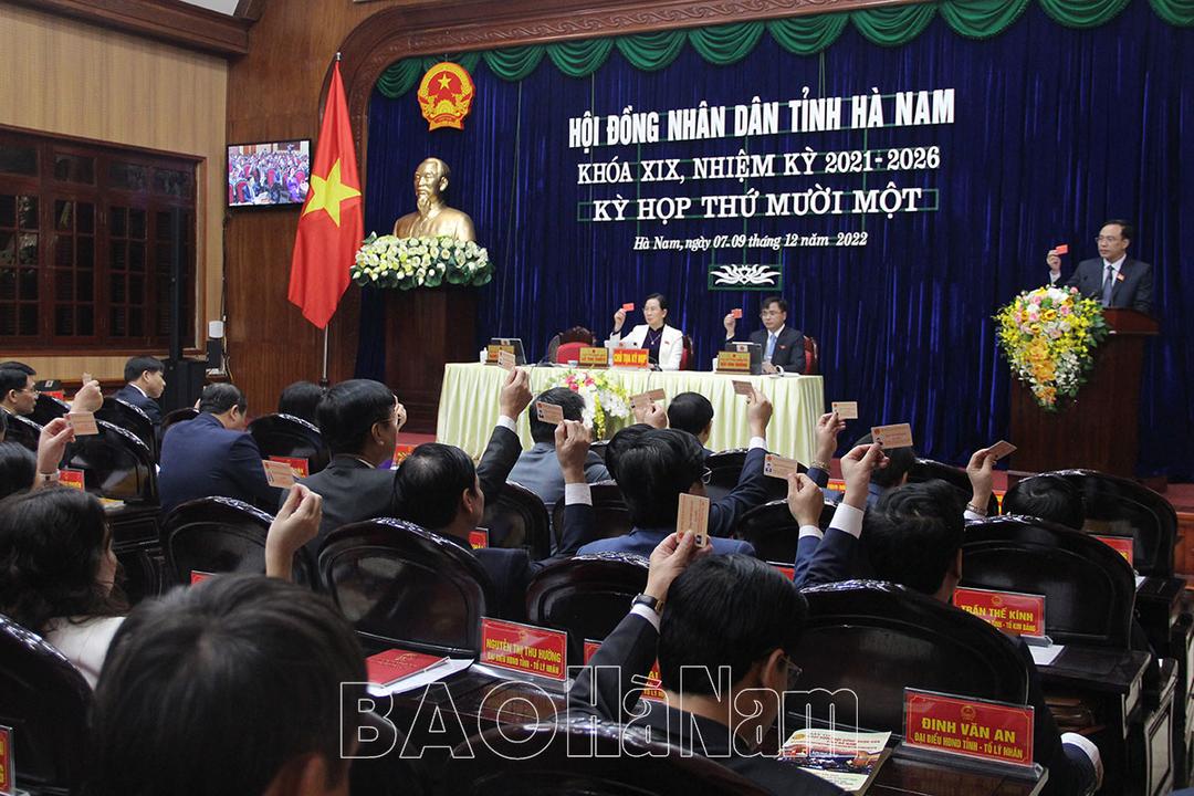 Kỳ họp thứ 11, HĐND tỉnh khóa XIX thành công tốt đẹp