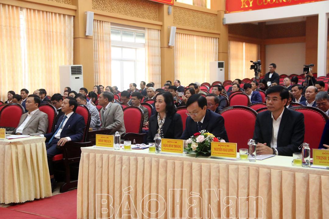 Thị ủy Duy Tiên tổng kết công tác xây dựng Đảng và KTGS năm 2022