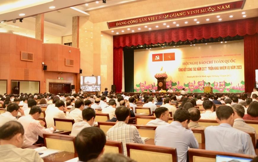 Hội nghị báo chí toàn quốc tổng kết công tác năm 2022, triển khai nhiệm vụ năm 2023