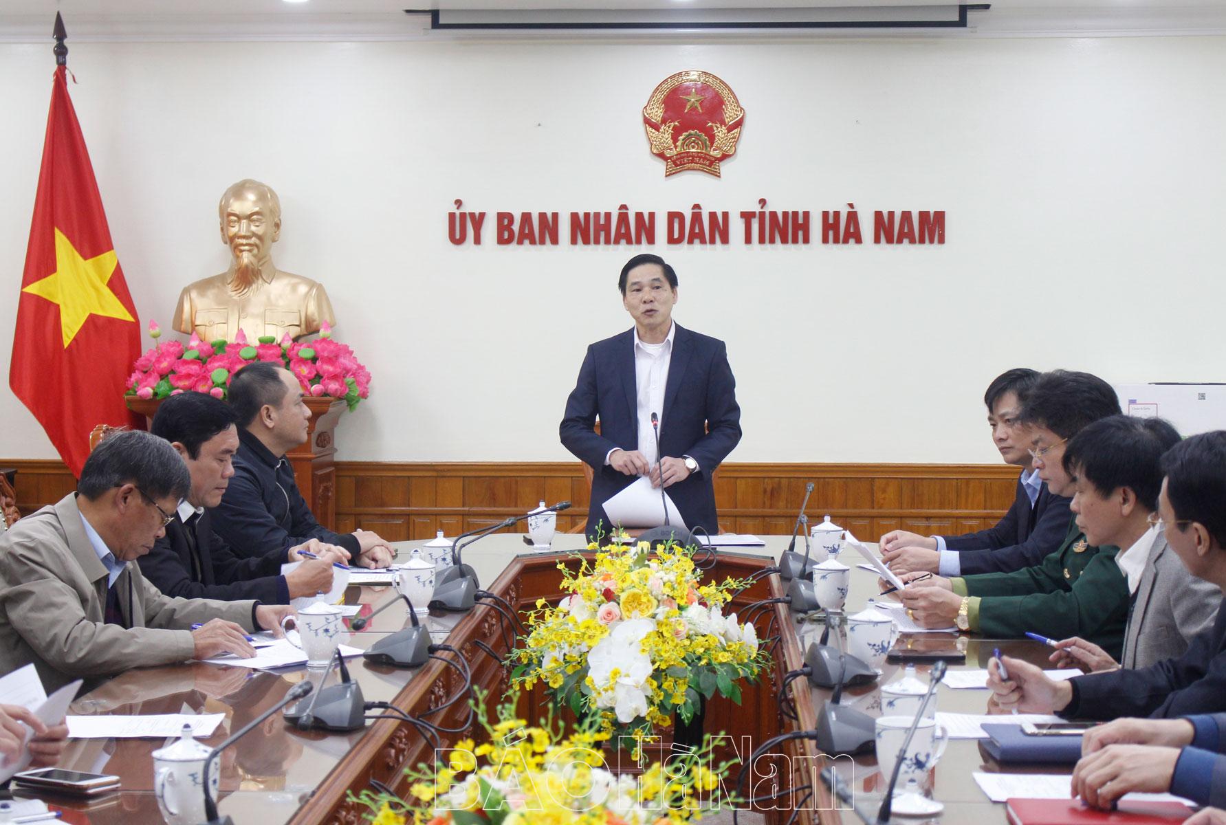 UBND tỉnh nghe báo cáo công tác chuẩn bị chương trình Vinh danh các nghệ sĩ tiêu biểu năm 2022