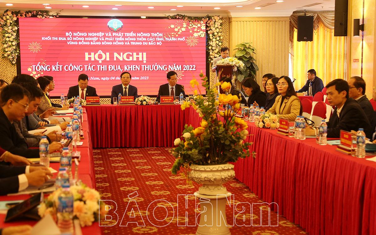 Khối thi đua Sở NN & PTNT các tỉnh, thành phố vùng Đồng bằng sông Hồng và Trung du Bắc bộ tổng kết năm 2022