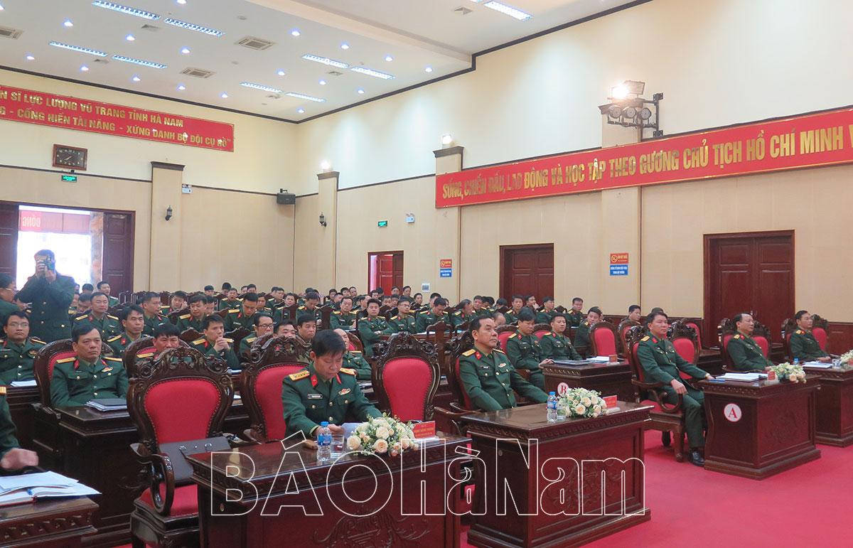 BỘ CHQS tỉnh tập huấn cán bộ năm 2023