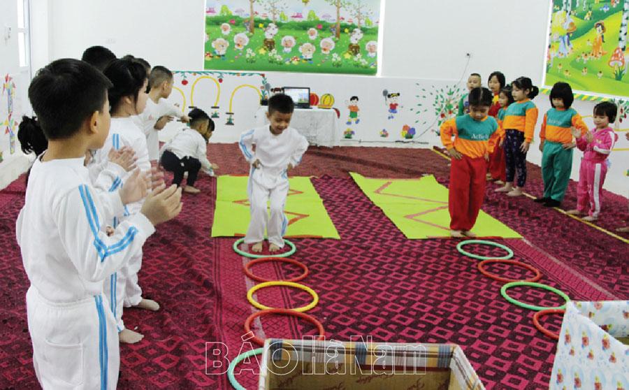 Thực hiện các chuyên đề giáo dục trong trường mầm non