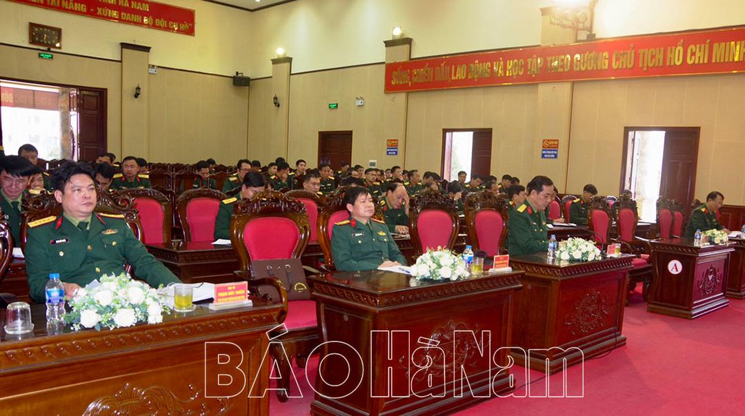 Bộ CHQS tỉnh giao ban triển khai nhiệm vụ dịp Tết nguyên đán Quý Mão