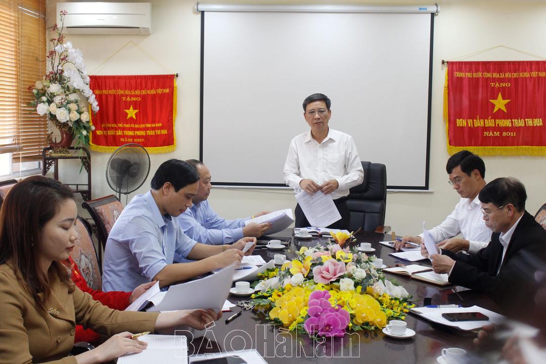 Họp Ban tổ chức Giải vật Mùa xuân thượng võ năm 2023