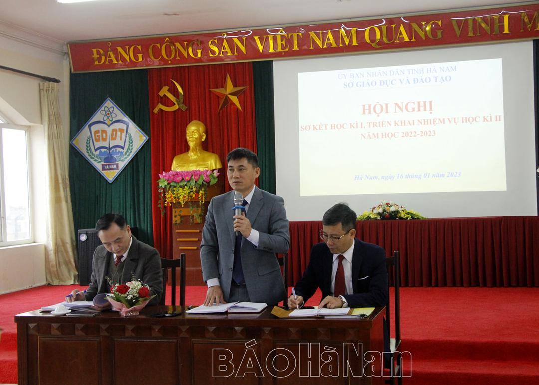 Sở GD&ĐT sơ kết học kỳ I, triển khai nhiệm vụ học kỳ II năm học 2022- 2023