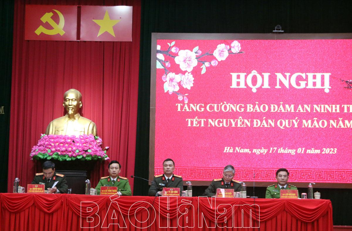 Tăng cường bảo đảm an ninh trật tự Tết Nguyên đán Quý Mão 2023