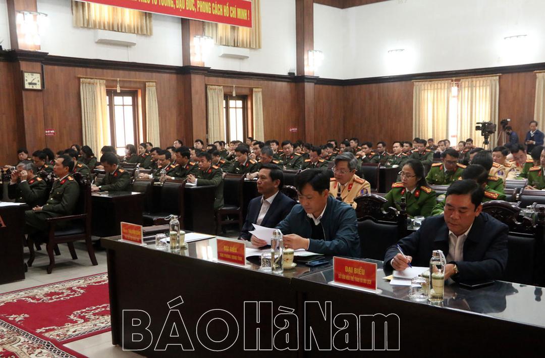 Triển khai phương án đảm bảo ANTT Lễ khởi công dự án đầu tư xây dựng tuyến đường bộ song hành QL21 và Lễ khai hội chùa Tam Chúc