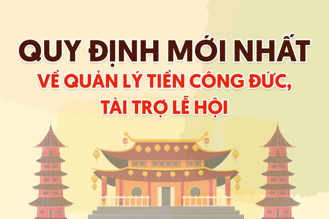 Quy định mới nhất về quản lý tiền công đức, tài trợ lễ hội